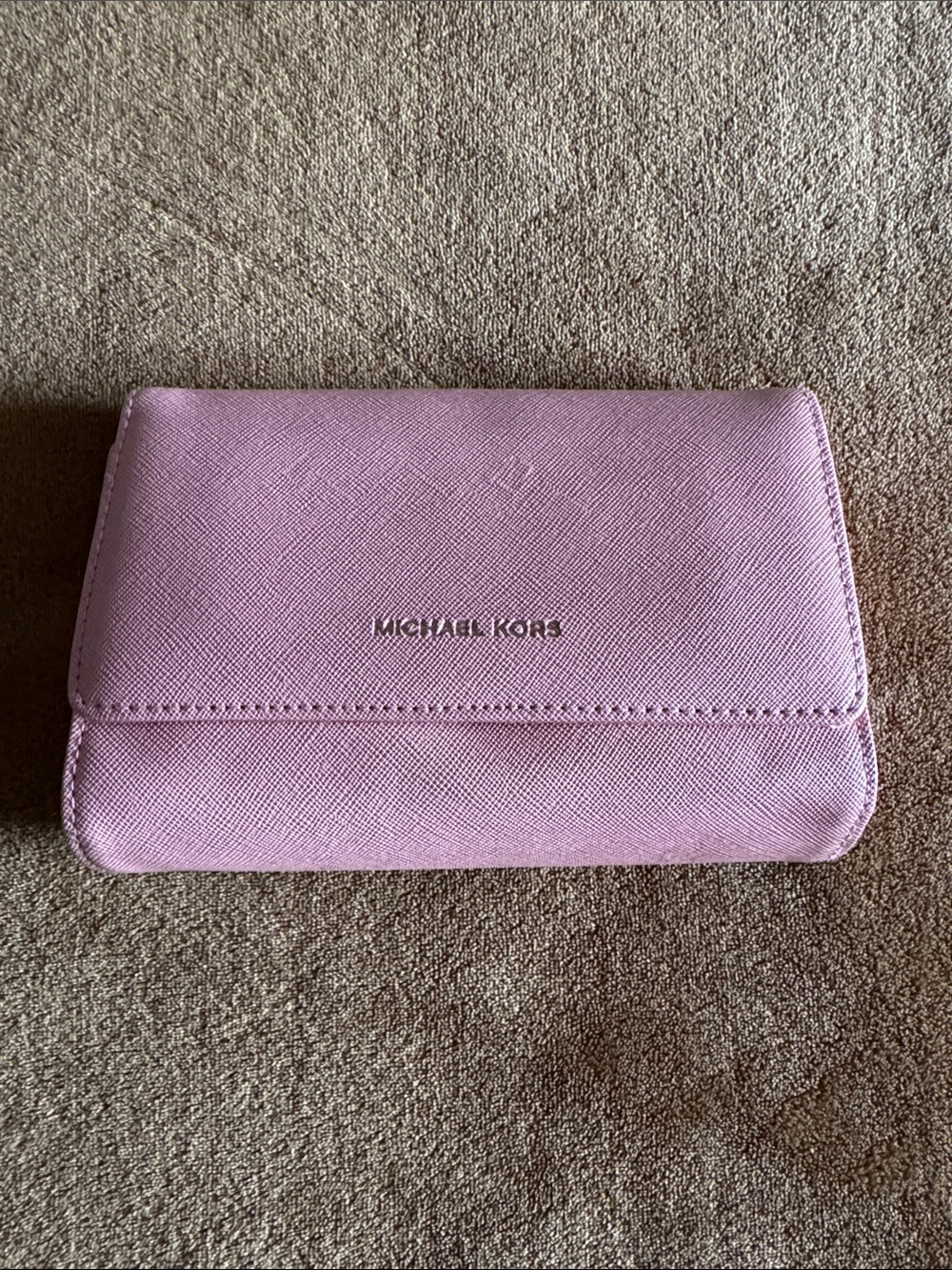 Michael Kors pink clutch